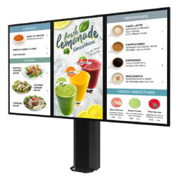 Peerless-AV Introduces Universal Outdoor Digital Menu Boards for QSR and Retail Drive-Thrus