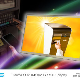 High brightness TFT display for graphical user interface applications