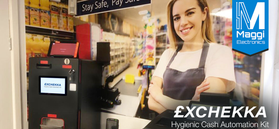 Maggi Electronics Showroom Demonstrates Hygienic Cash Handling for Retailers