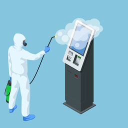 Touchscreen and kiosk hygiene and disinfection