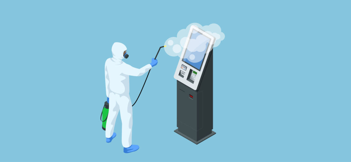 Touchscreen and kiosk hygiene and disinfection