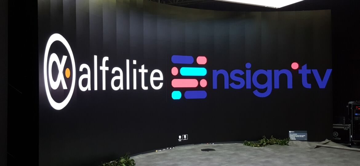 nsign.tv and Alfalite have developed an integration to offer a comprehensive communication solution under a turnkey system that includes omnichannel content management system, video server, LED screen and LED controller.