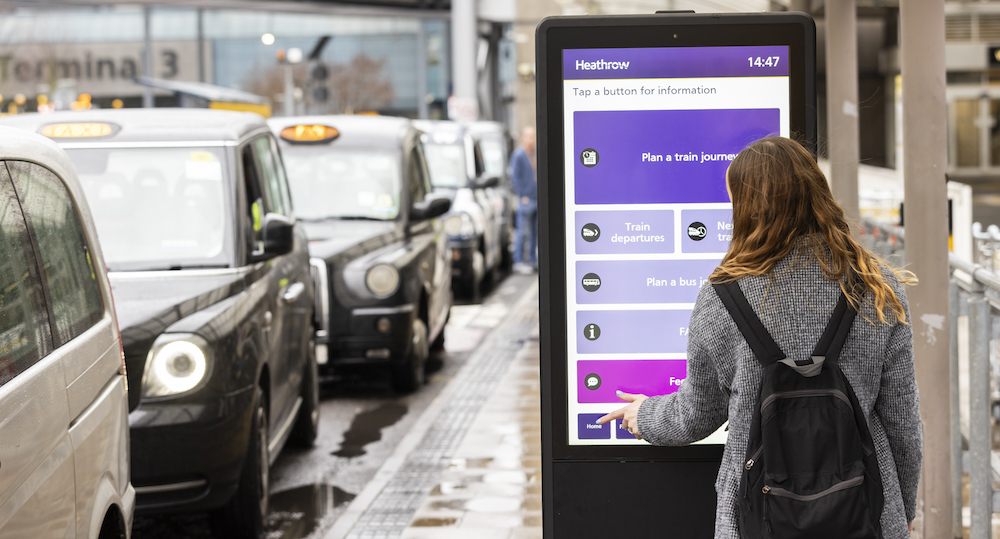 Large Interactive Passenger Information Displays Use Zytronic’s Rugged Touchscreen Technology and Litemax’s LCD displays