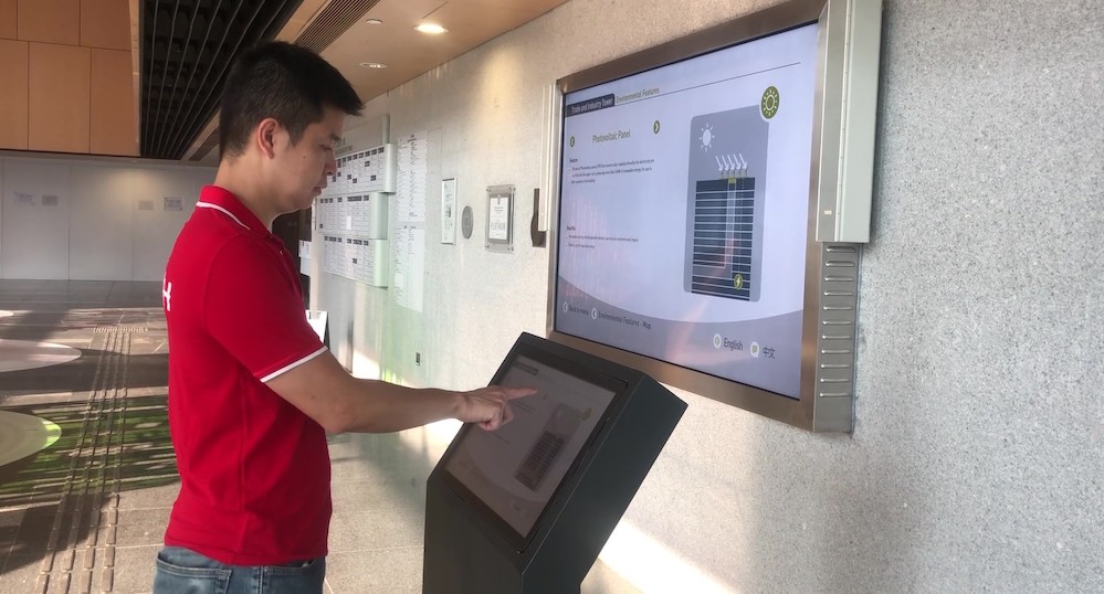 Zytronic’s Contactless User Interface Helps Keep Visitors to Hong Kong’s Trade and Industry Tower Safer