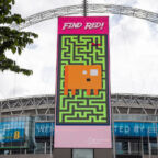Giant digital screens become video games consoles at Wembley Park