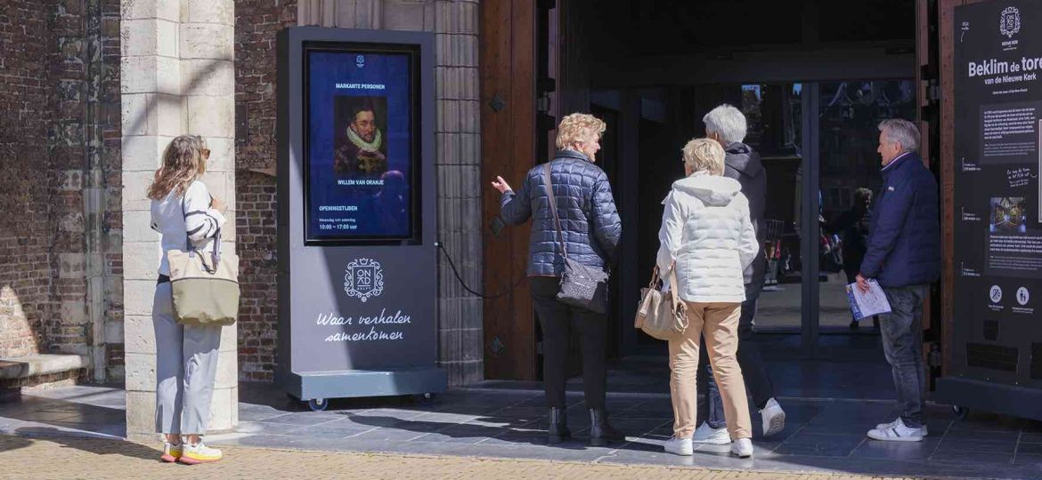 Digital Signage at Delft Churches 4